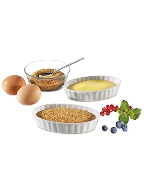 Set ramekin porcelana Küchenprofi 6 piezas