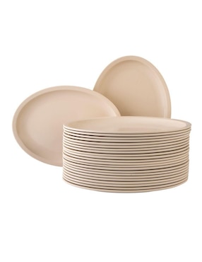 Set platos Cinsa de melamina 24 piezas