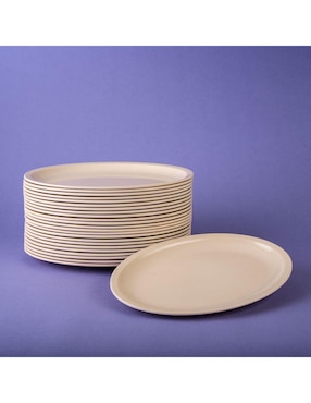 Set platos Cinsa de melamina 24 piezas