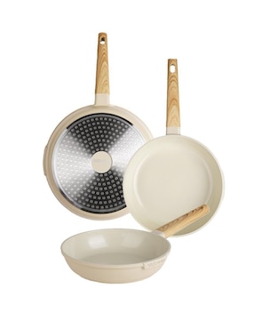 Batería de cocina Vasconia Ceramic antiadherente cerámica 24 piezas