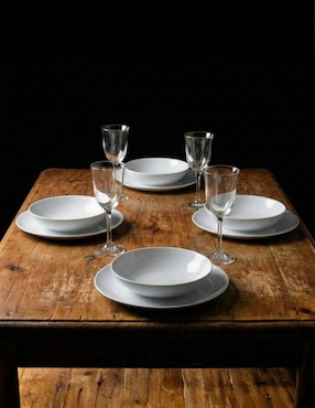 Vajilla cerrada Stovmex Diwali de stoneware para 4 personas