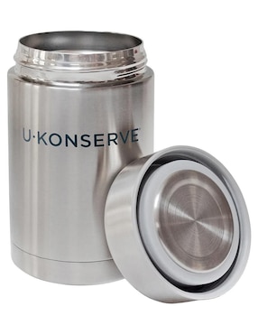 Contenedor U. Konserve Food Jar de acero con plástico