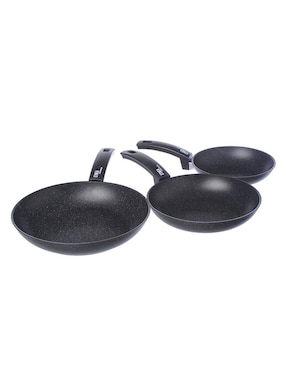 Set de sartenes Moneta Etnea de aluminio forjado 3 piezas