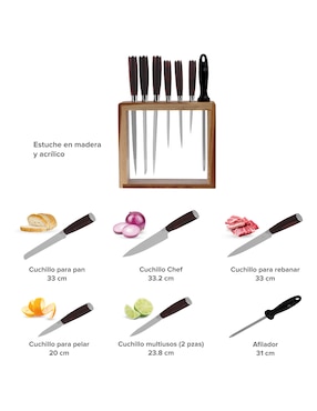 Set de cuchillos Avera 7 piezas