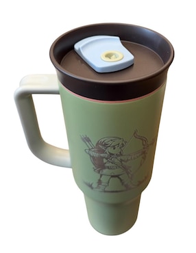 Termo Termomania de acero inoxidable Zelda con tapa rosca 1.2 L