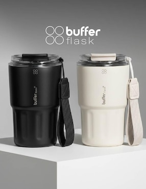 Set termo Buffer de acero inoxidable Montana con tapa rosca