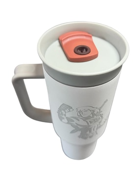 Termo Termomania de acero inoxidable He-Man con tapa rosca 1.2 L