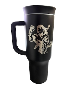 Termo Termomania de acero inoxidable He Man con tapa rosca 1.2 L