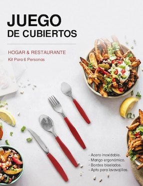Set cubiertos Andromeda Inc 25 piezas