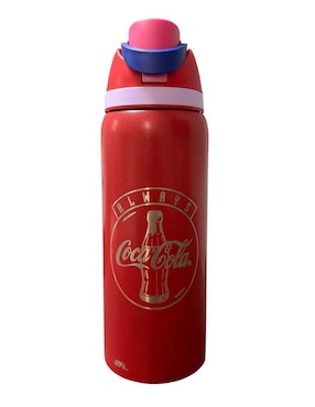 Termo Termomania de acero inoxidable Coca Cola con tapa rosca 946 ml