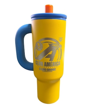 Termo Termomania de acero inoxidable Club América con tapa rosca 1.2 L