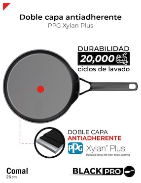 Comal Bogner de aluminio forjado