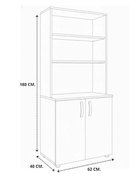 Alacena amable Hogare Muebles melamina