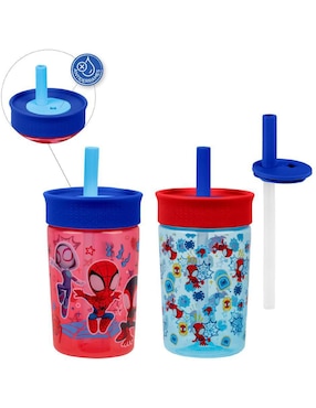 Set botella de agua Magma Life con tapa rosca 450 ml