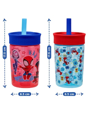 Set botella de agua Magma Life con tapa rosca 450 ml