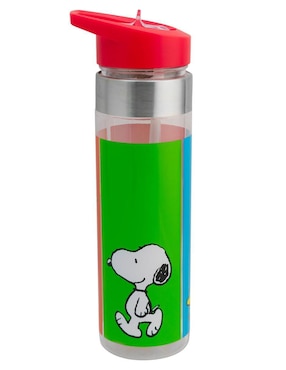 Botella hidratación Fun Kids Peanuts con tapa push pull 650 ml