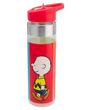 Botella hidratación Fun Kids Peanuts con tapa push pull 650 ml