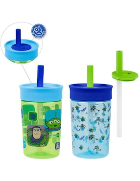 Set botella de agua Magma Life con tapa rosca 450 ml