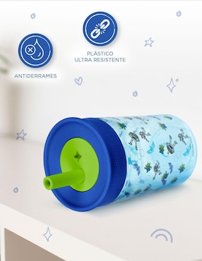 Set botella de agua Magma Life con tapa rosca 450 ml