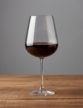 Set de copas para vino Bohemia de vidrio 6 piezas