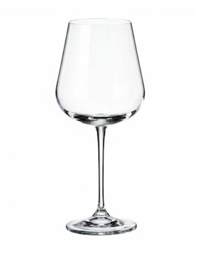 Set de copas para vino Bohemia de vidrio 6 piezas