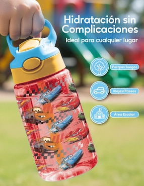 Set botella de agua Magma Life con tapa a prueba de derrame 450 ml
