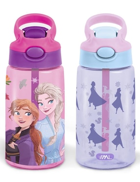 Set botella de agua Magma Life con tapa a prueba de derrame 450 ml