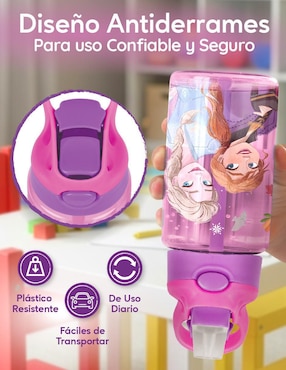 Set botella de agua Magma Life con tapa a prueba de derrame 450 ml