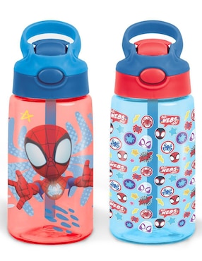 Set botella de agua Magma Life con tapa a prueba de derrame 450 ml