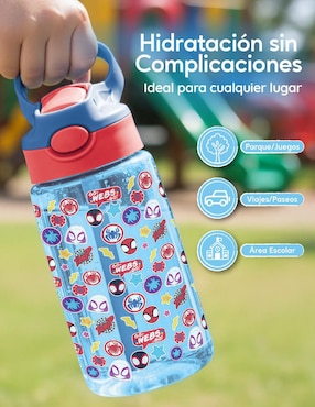 Set botella de agua Magma Life con tapa a prueba de derrame 450 ml