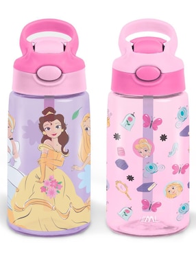 Set botella de agua Magma Life con tapa a prueba de derrame 450 ml