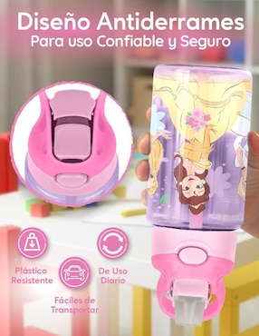 Set botella de agua Magma Life con tapa a prueba de derrame 450 ml