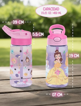 Set botella de agua Magma Life con tapa a prueba de derrame 450 ml