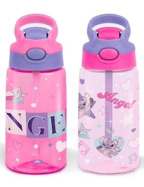 Set botella de agua Magma Life con tapa a prueba de derrame 450 ml