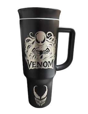 Termo Termomania de acero inoxidable Venom con tapa rosca 1.2 L