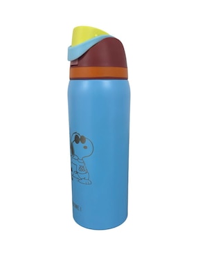 Termo Termomania de acero inoxidable Snoopy con tapa push pull 946 ml