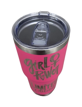 Set termo Termomania de acero inoxidable Power Girls con tapa rosca