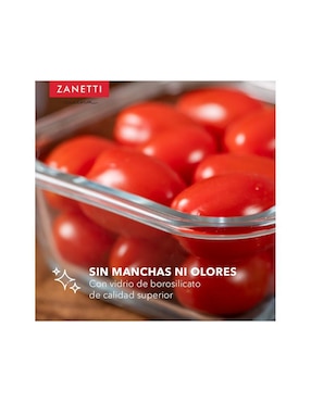 Set de contenedor para refrigerador Zanetti de vidrio 20 piezas