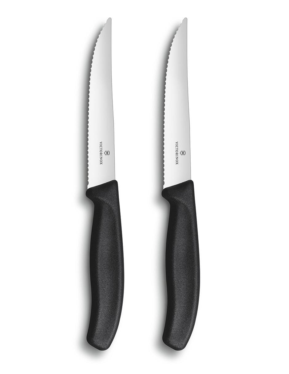 Set de 3 cuchillos Victorinox acero inoxidable negro