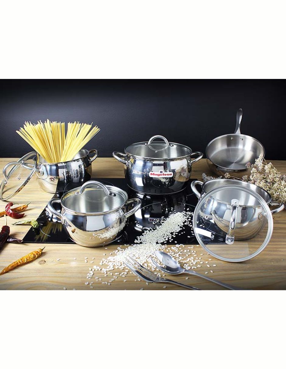 Batería de cocina Kuchen de acero inoxidable 9 piezas 4