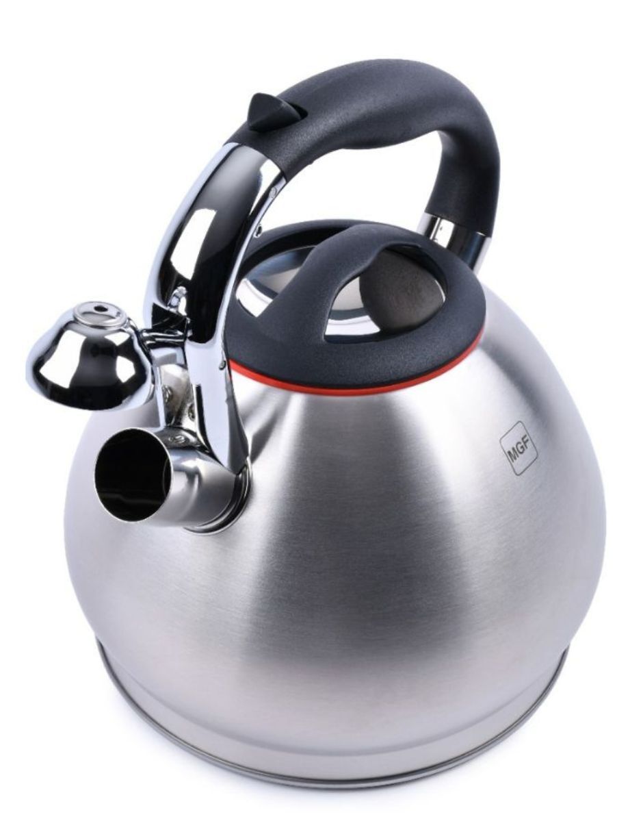 Tetera silbadora de acero 4