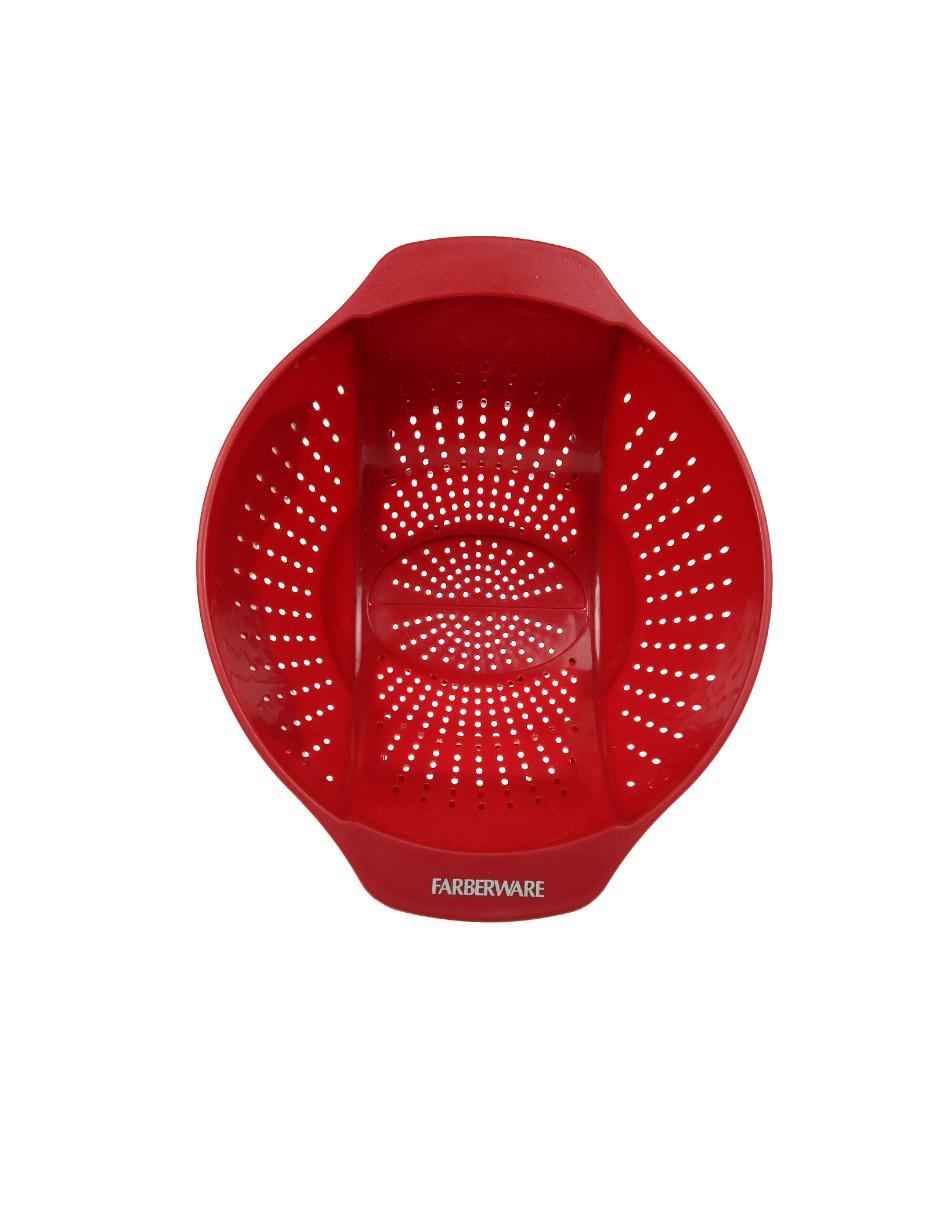 Colador Farberware rojo 2