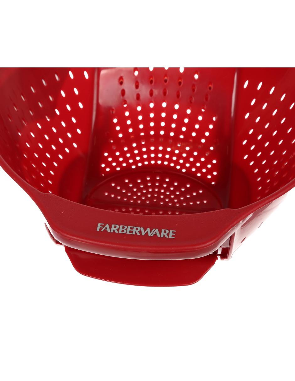 Colador Farberware rojo 3