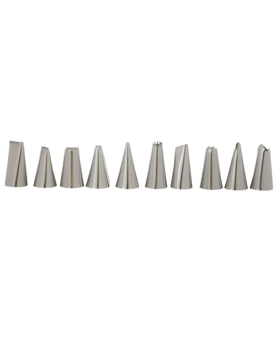 Set de duyas 12 piezas acero inoxidable 3