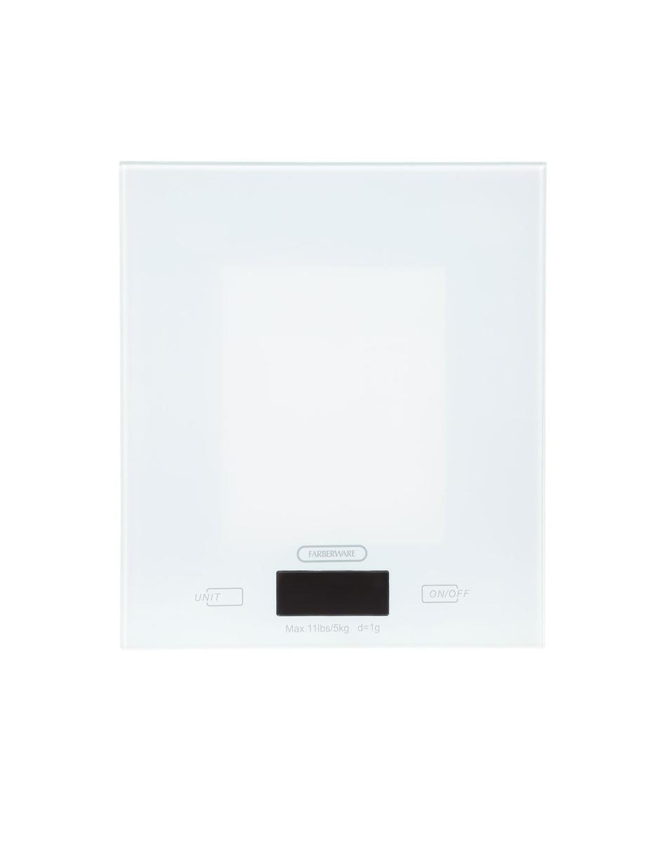 Báscula De Cocina Basic Home Digital Lcd 7 Kg Blanco (23 X 16 X 3,6 Cm) con  Ofertas en Carrefour