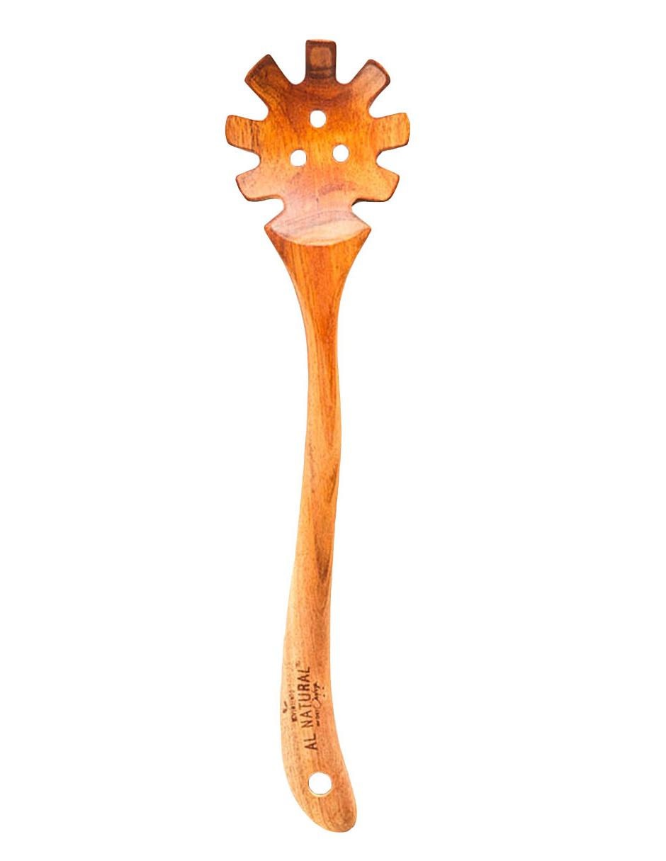 Cuchara para pasta madera Acacia café 1