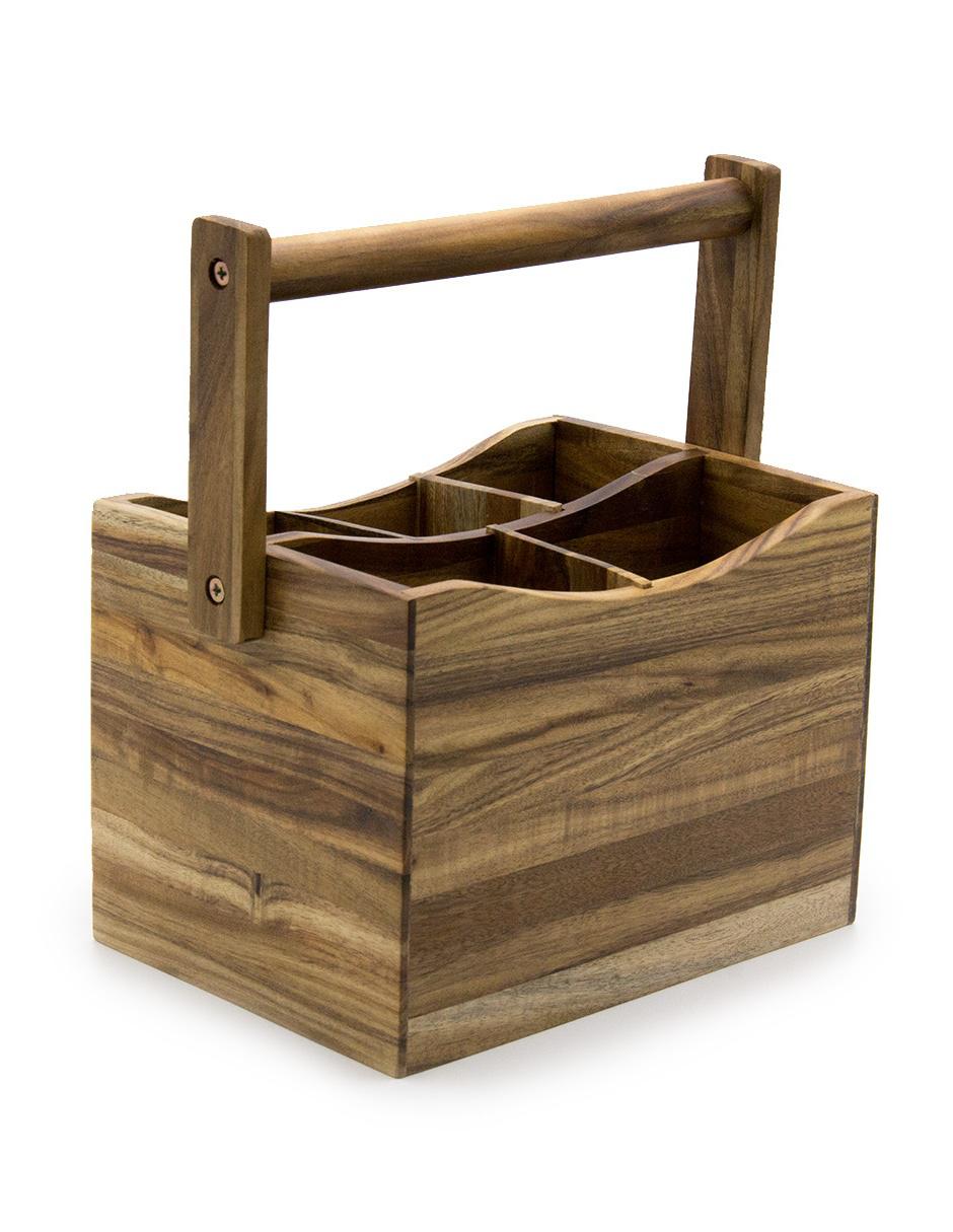 Pota cubiertos madera natural 3