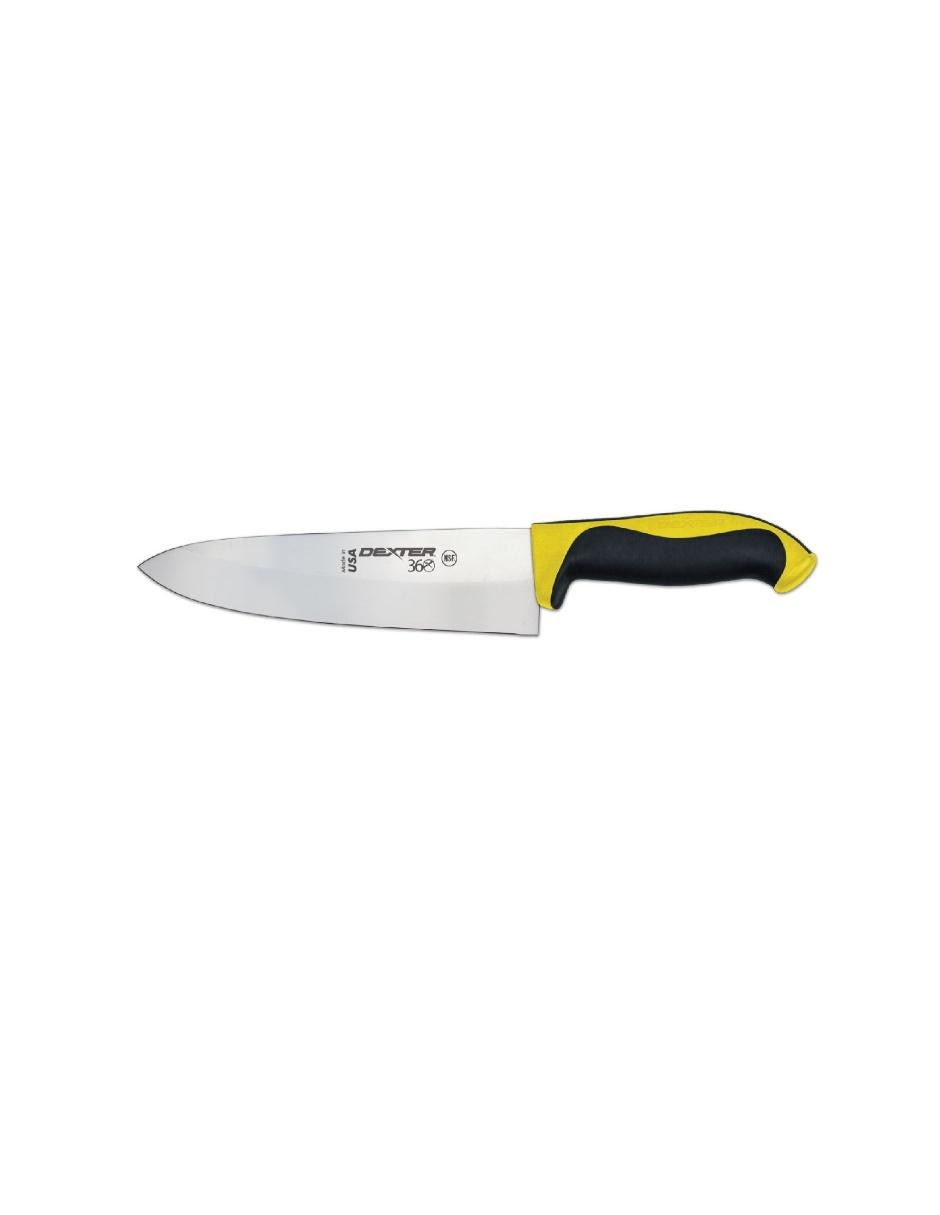 Cuchillo para chef verde