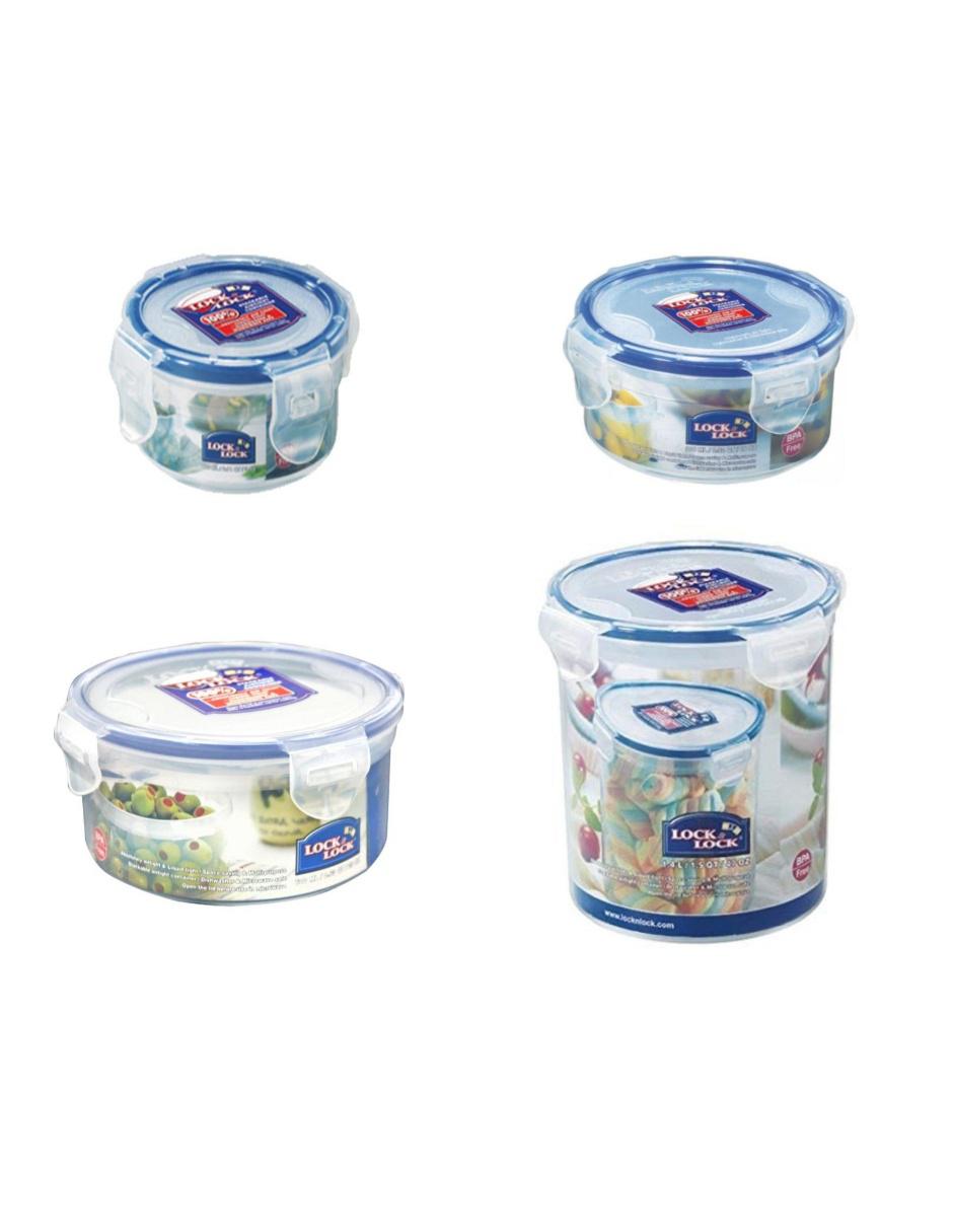 Set toppers contenedores para alimentos de plástico Casa y