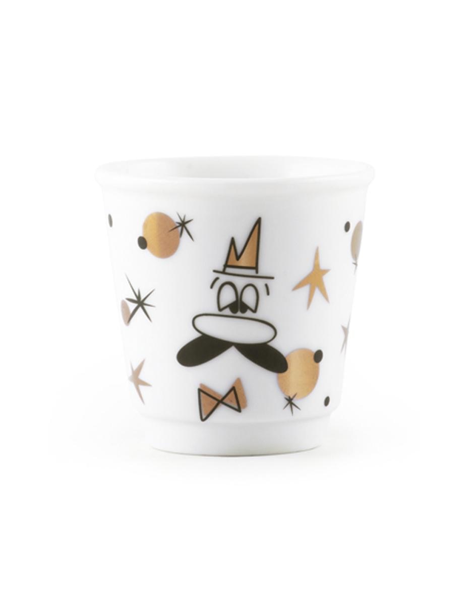 Set de 4 tazas Bialetti cerámica Bicchierini 200 mililitros blanco en  Liverpool